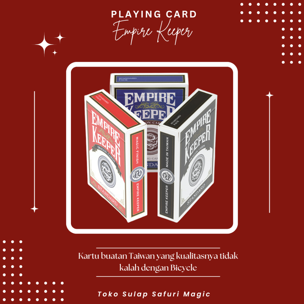 Kartu Remi Empire Keeper Standard - Kartu Remi - Kartu Sulap - Toko Sulap