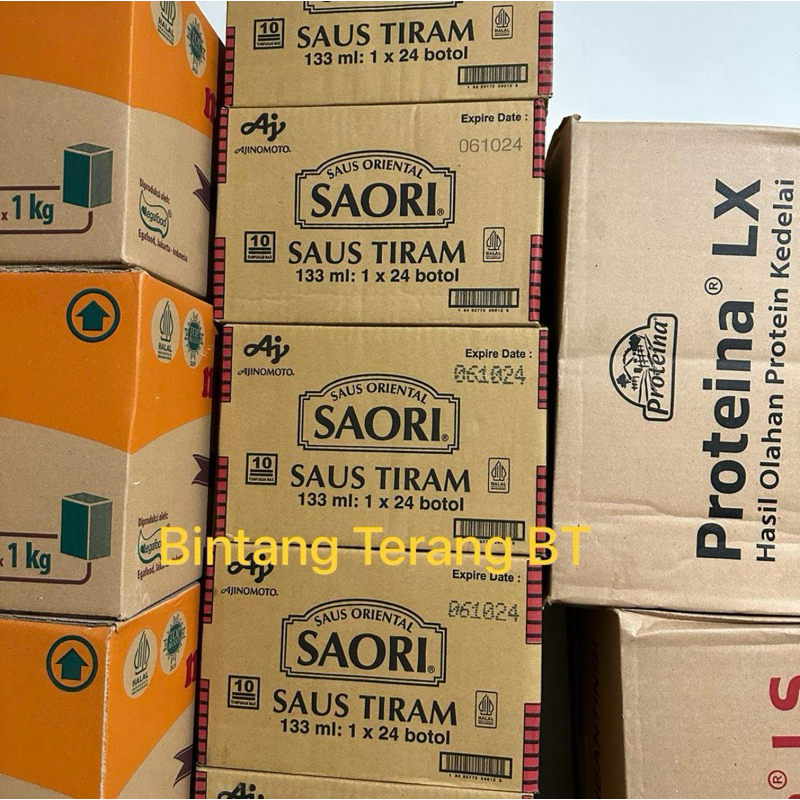 

Saori Saus Oriental Saos Tiram 133 ml x 24 botol per dus / karton Ajinomoto