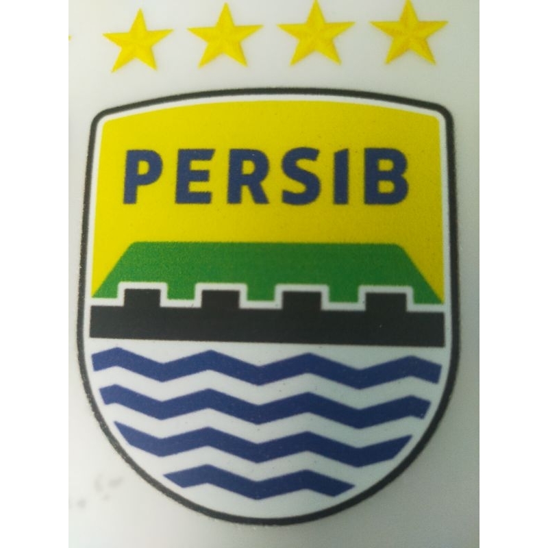 

emblem Stiker Logo Club Sepak Bola PERSIB 1919 sablon DTF satuan lusinan bintang 4