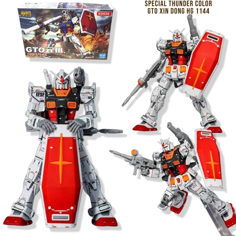KODE U9E HG 1144 Rx782 GTO Special Thunder Color Xing Dong Model Kit