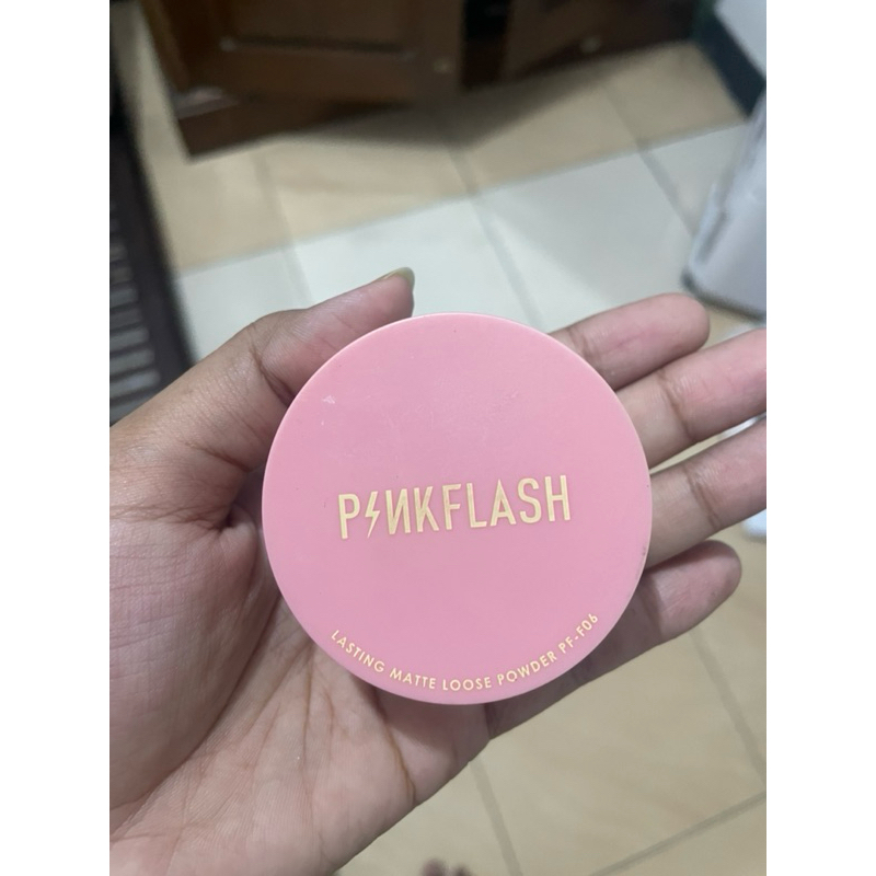 [PRELOVED] Pink Flash Bedak Tabur