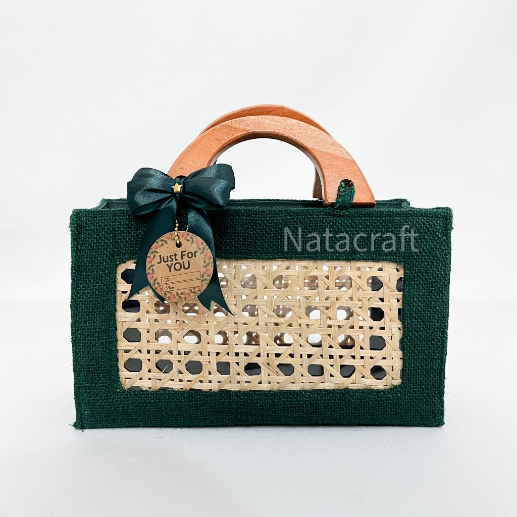

RB Natacraft--Tas Hampers Lebaran Tas Parcel Goni Anyaman Bambu