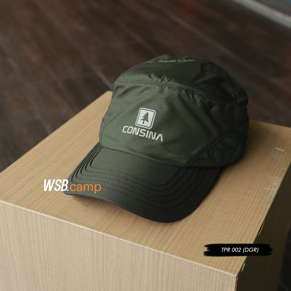 TOPI CONSINA - TPR 002 - TPR 003 - TOPI GUNUNG - TOPI LARI RUNNING