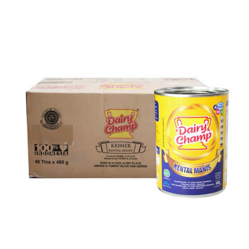 

SKM / susu kental manis Dairy champ 480g
