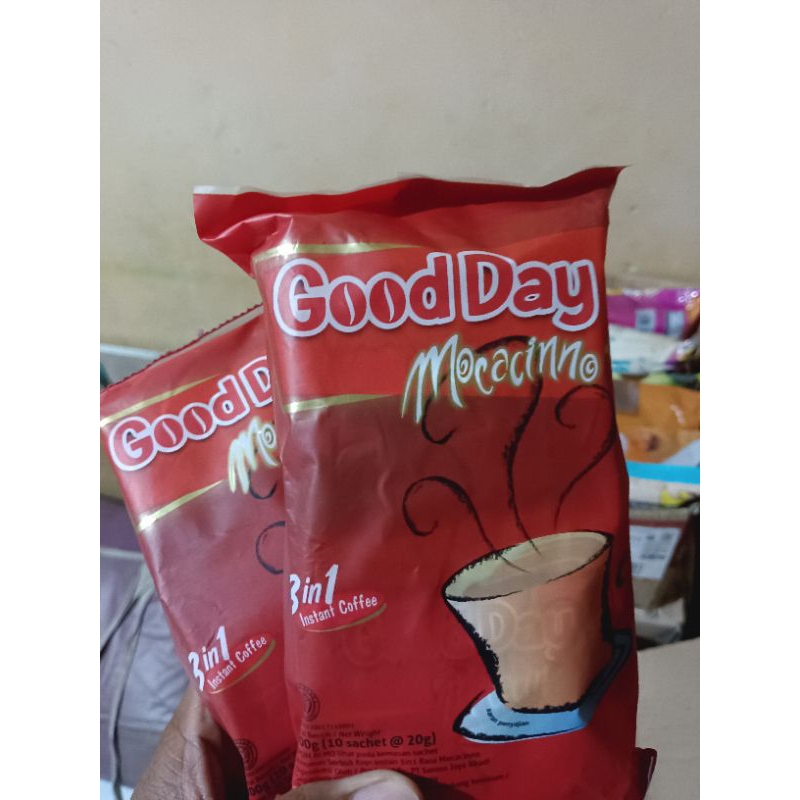 

Good Day Kopi Instan 3 in 1 Mocacinno 10x20gr