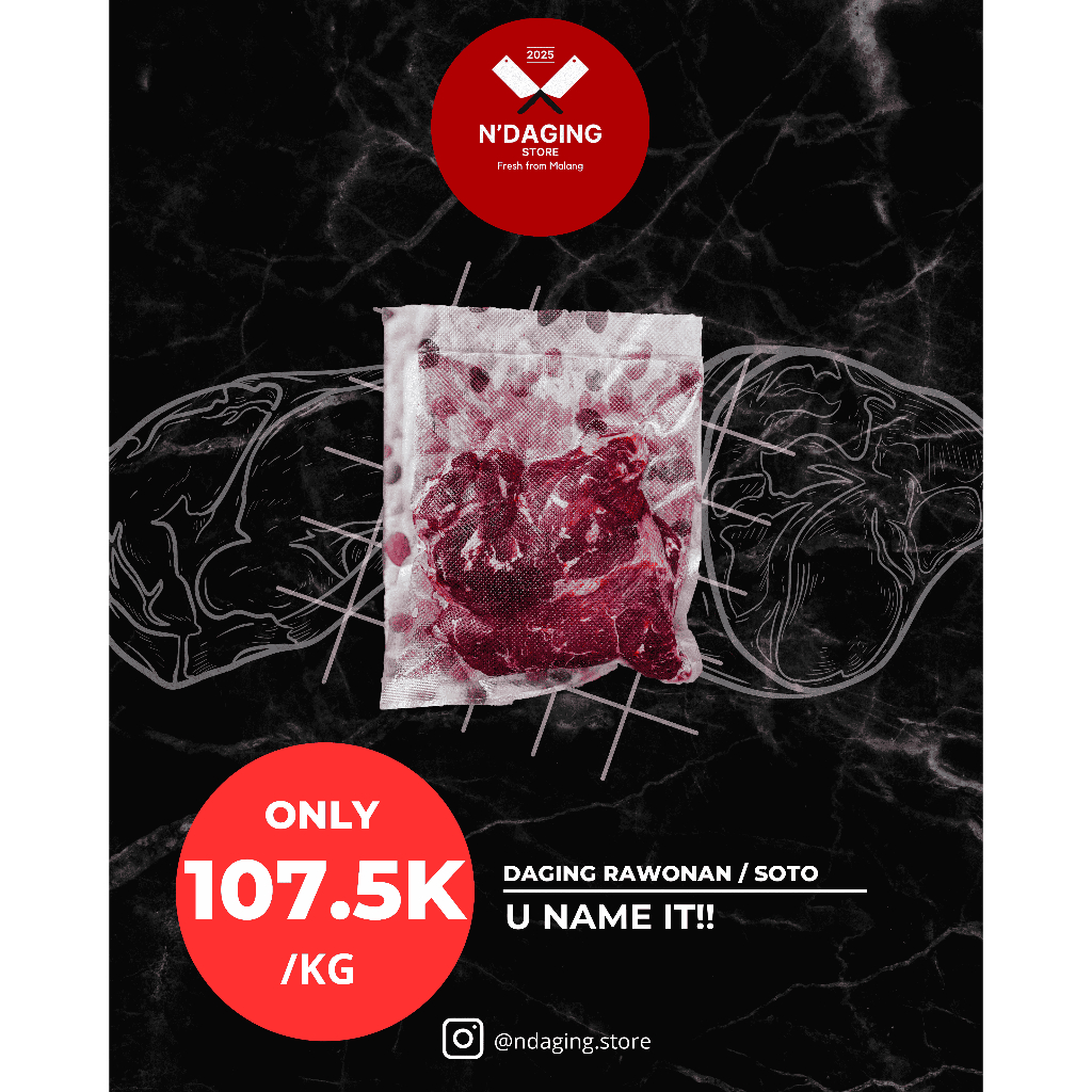 

Daging Sapi Rawon/Soto/Rendang