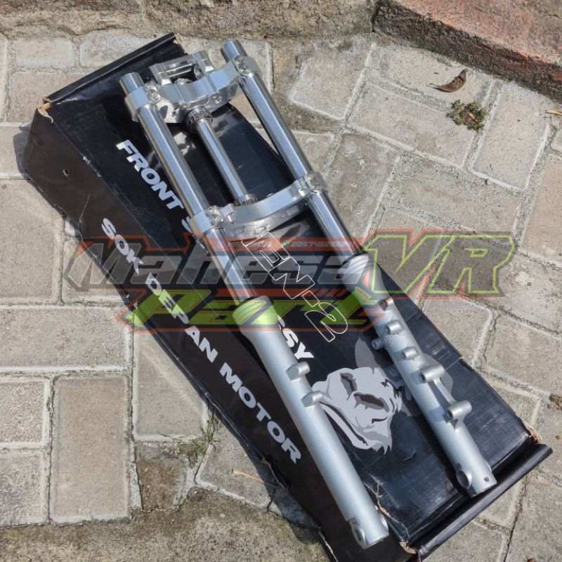 Skok Gen-2 Gorilla Model Ninja RR segitiga full CNC PNP Honda RX King Ninja/ Shock depan Gorilla gen