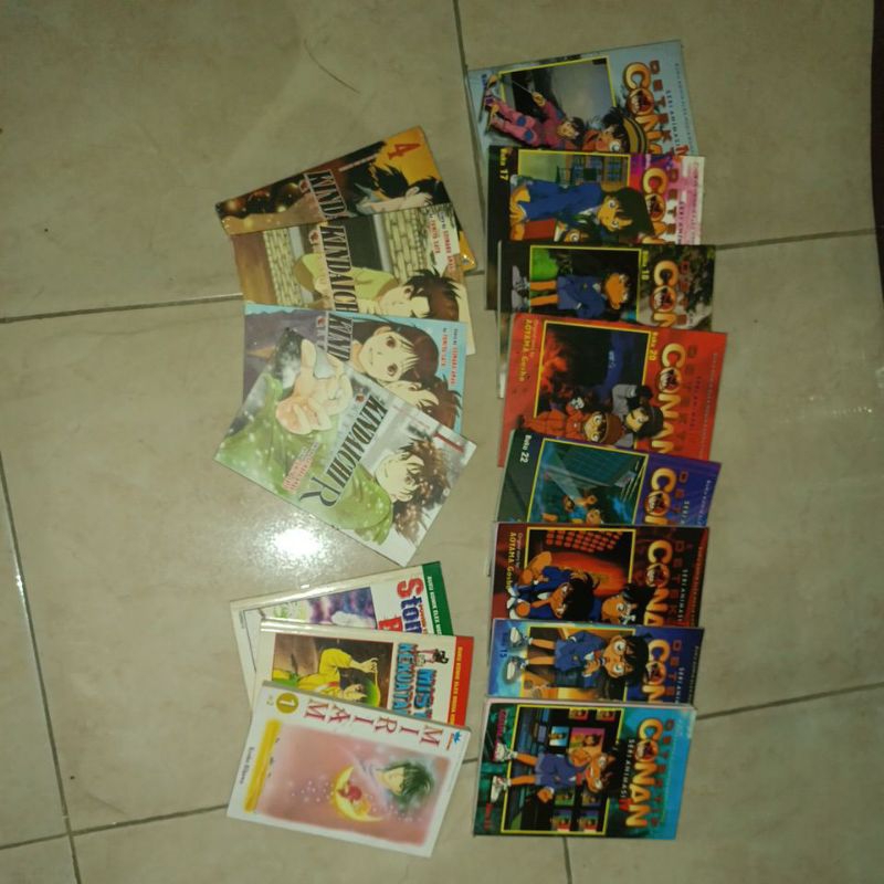 Preloved Komik Conan Tv Series, Kindaichi Series, Mirami, Miru, Stone Buster