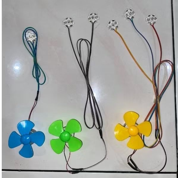 Lampu layangan set dinamo baling baling lampu LED HPL Super Terang