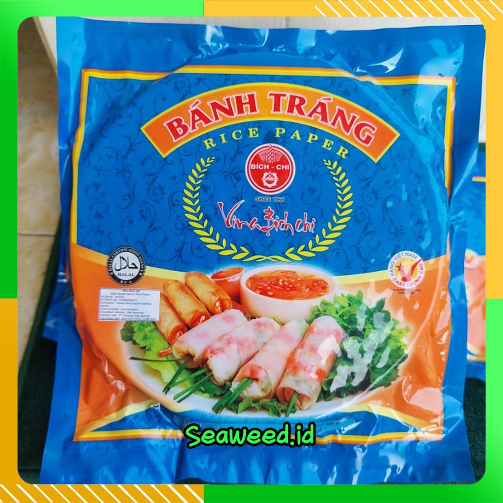 

Kulit Lumpia Vietnam Rice Paper 400 Gr Termurah Rice paper Banh trang 22 Cm