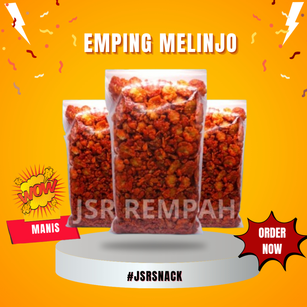 

Emping Melinjo Pedas Manis 250 gr