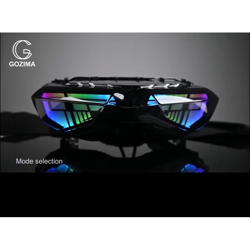 New Lampu Stoplamp Nmax New 2020 CIVIC LAZY GOZIMA 256 MODE LED Running Biru Merah RGB FLY MOTOGP