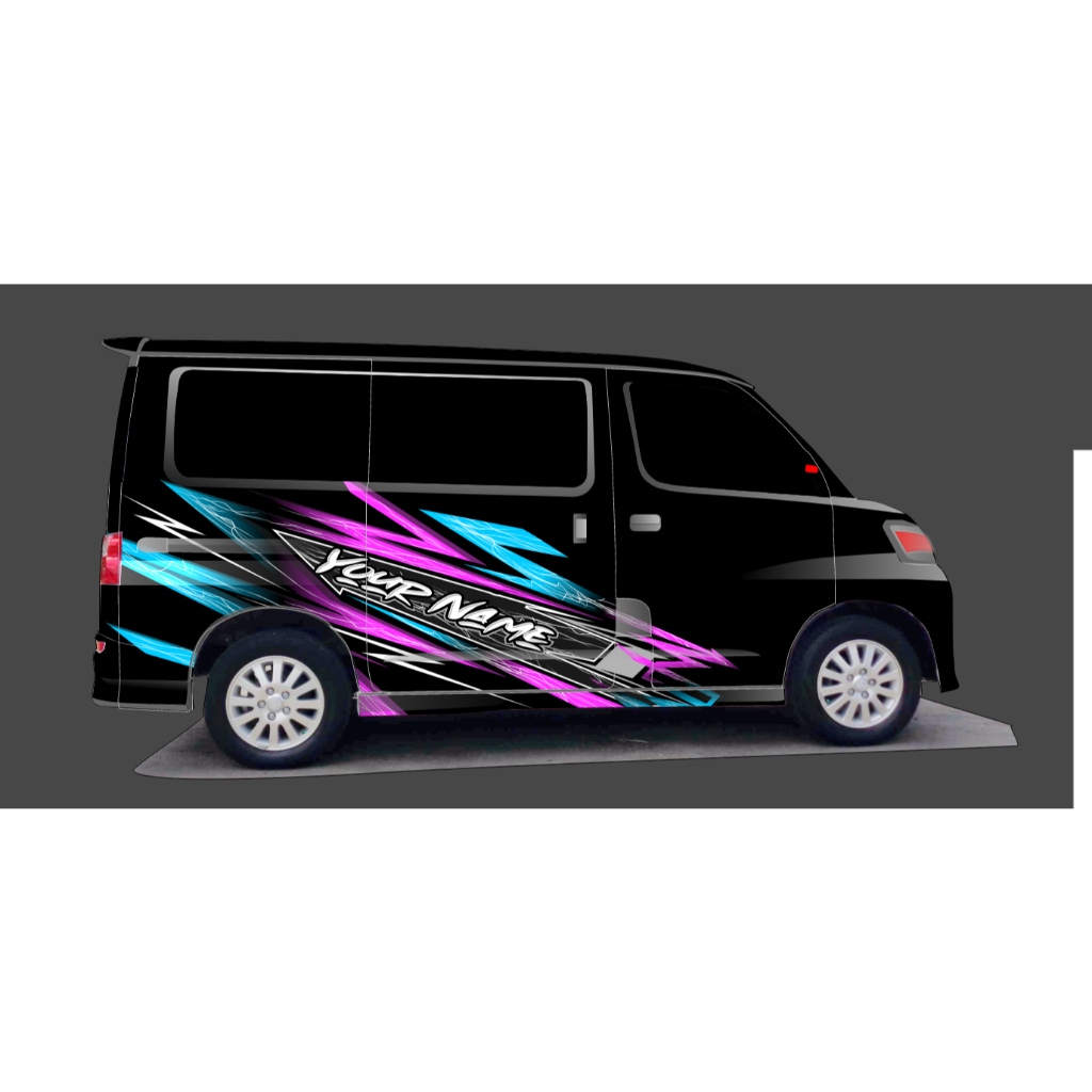 stiker decal luxio,grandmax Apv AVANZA SEDAN DLL