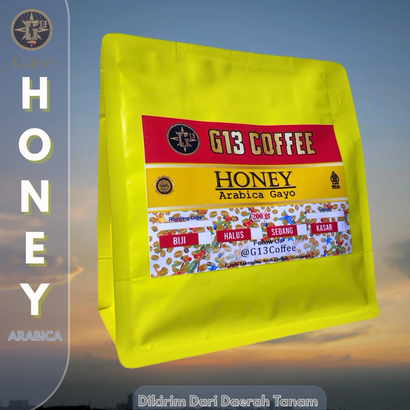 

KOPI GAYO ARABICA SWEET HONEY ARABIKA ACEH ROASTED BEAN BIJI/BUBUK