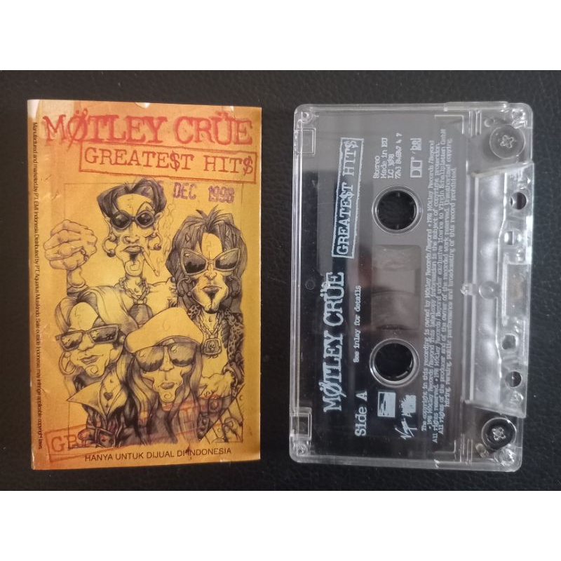 Kaset Pita M6 MOTLEY CRUE Album Greatest Hits