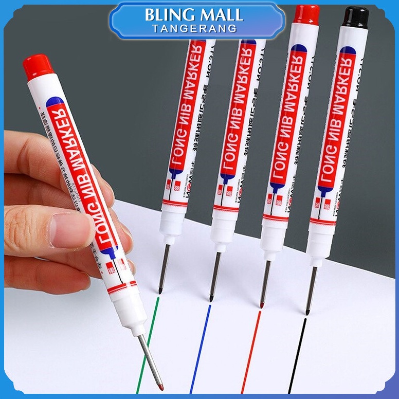 

KODE G15W 1PCS Long Head Marker Anti Air Long Nib Marker Multiguna Spidol Kepala Panjang 2mm
