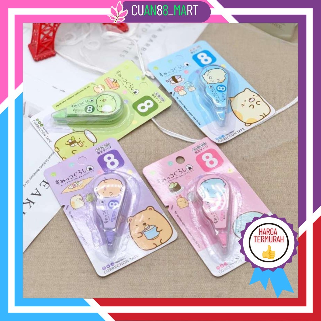 

【COD】【TERMURAH】correction tape karakter/Tipex Roll murah/tip-ex kertas fancy/tipe-x karakter lucu kecil