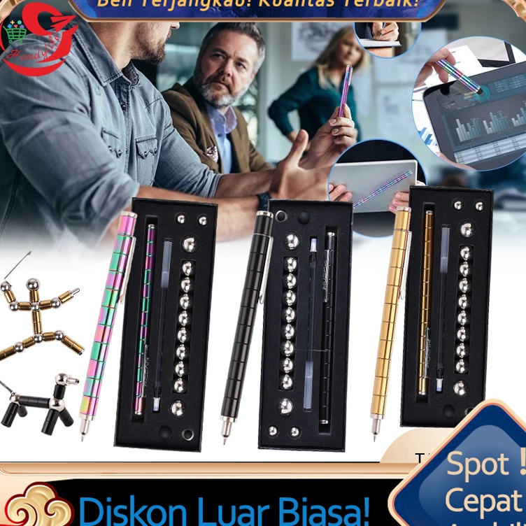 

KODE B57L Fidget Pen Jari Magnetik Untuk Pereda Stress Di Kantor Sekolah Produk Baru Untuk De Stress