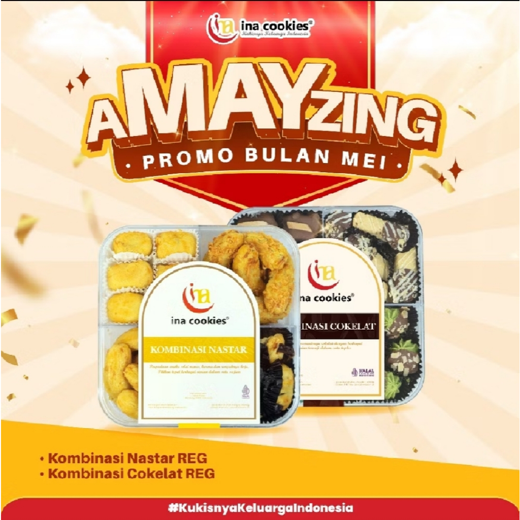 

[PROMO AMAYZING] PAKET BUNDLING "G" Kombinasi Nastar & Kombinasi Cokelat