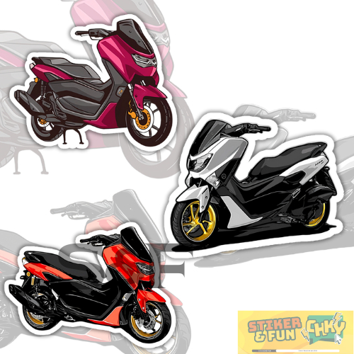 

Stiker Sticker Pack Vinyl Laminasi YAMAHA NMAX 3 Pcs