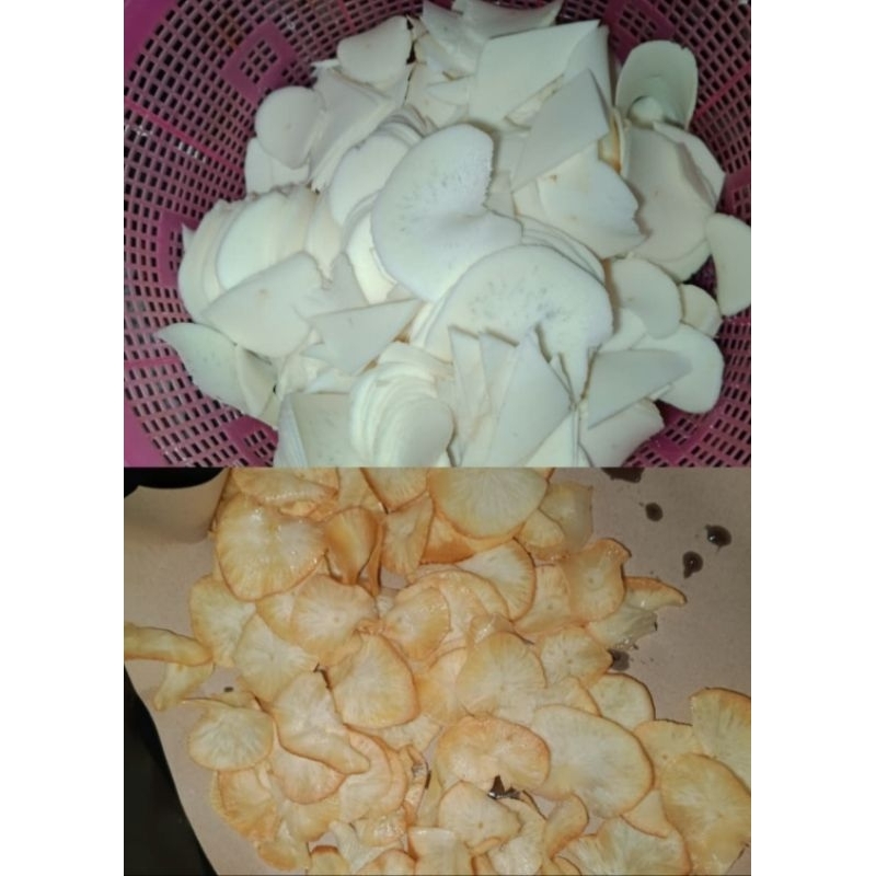 

kripik singkong pedes/original