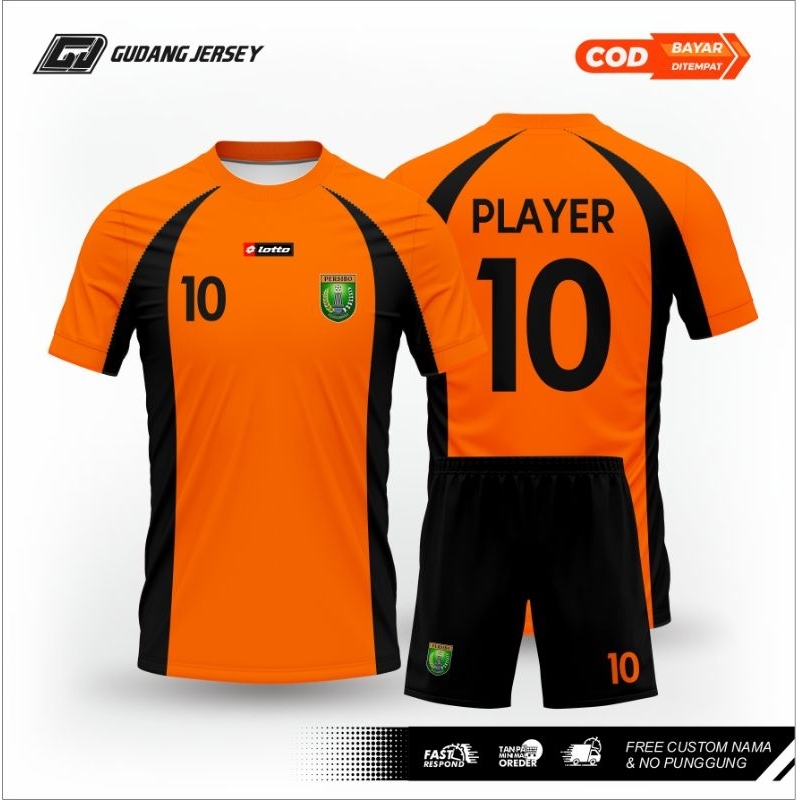 JERSEY PERSIBO BOJONEGORO 2010 GRATIS TAMBAH NAMA DAN NOMER PUNGGUNG