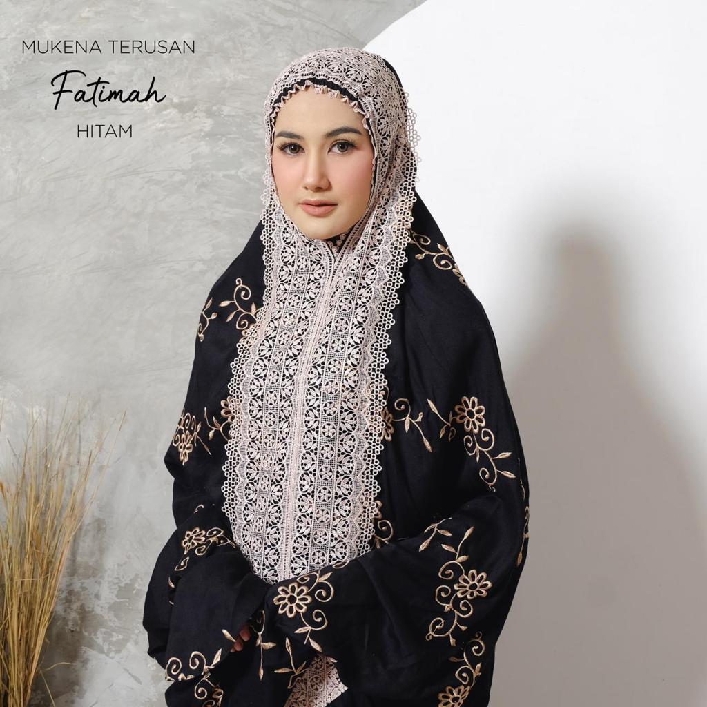 Mukena Dewasa Terusan Rayon Bordir Fatimah