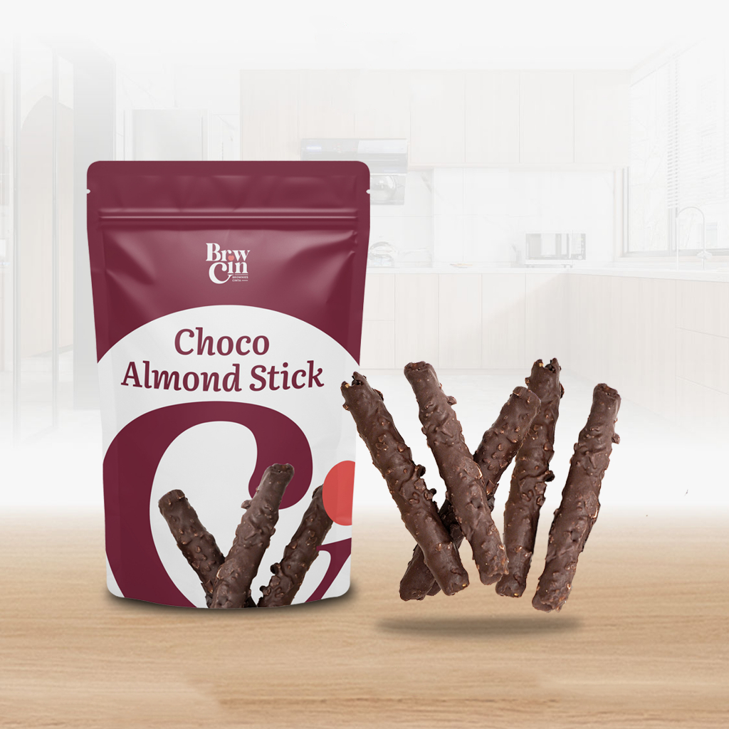 

Choco Almond Stick Brownies Cinta | Snack Series Brownies Cinta