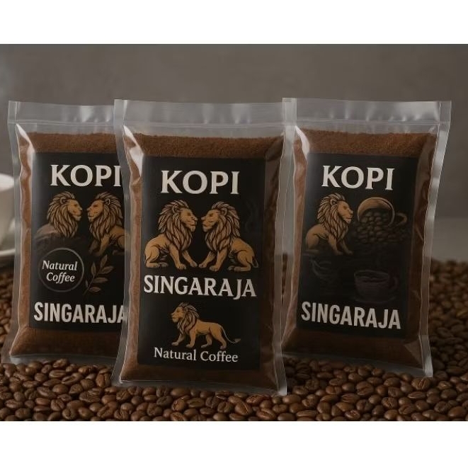 

DAPAT 3 PCS KOPI BUBUK MURNI 200 gr KOPI SINGARAJA NATURAL COFFE KOPI HITAM MURNI