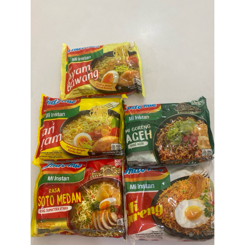 

Indomie Mie Instant (3pcs) Bebas Pilih Rasa