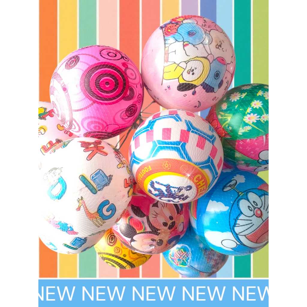 Bola Karet Anak Anak/ Mainan Bola Kaki Karet Anak