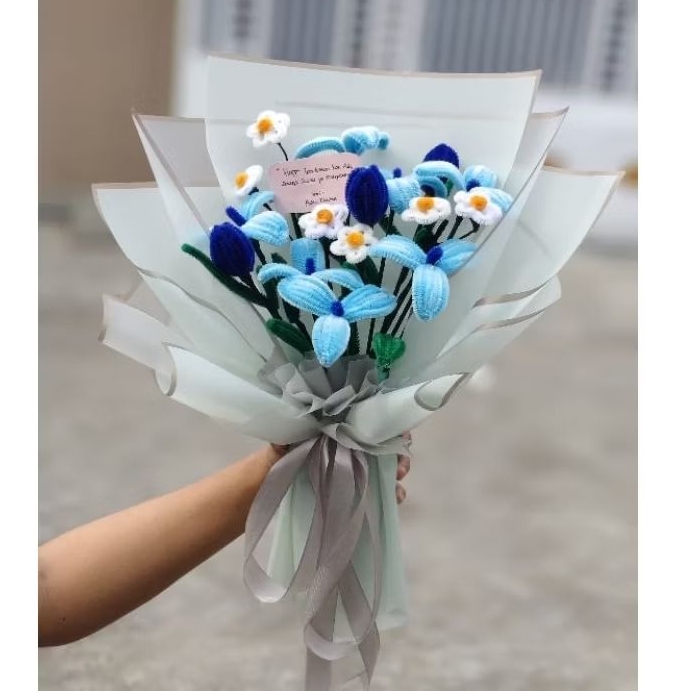 Buket Graduation Wisuda Murah Kawat Bulu Jombang