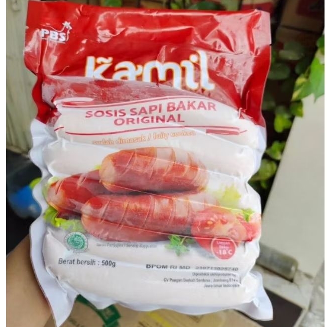 

sosis bakar sapi Kamil 500gr/Kamil sosis bakar mini jumbo