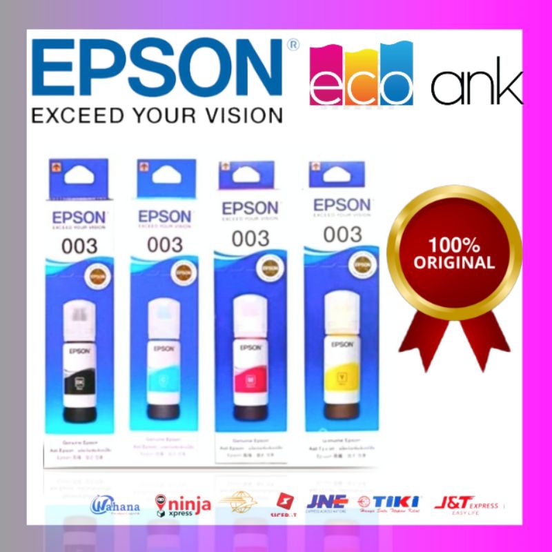 Tinta epson 003 Satu set (original)