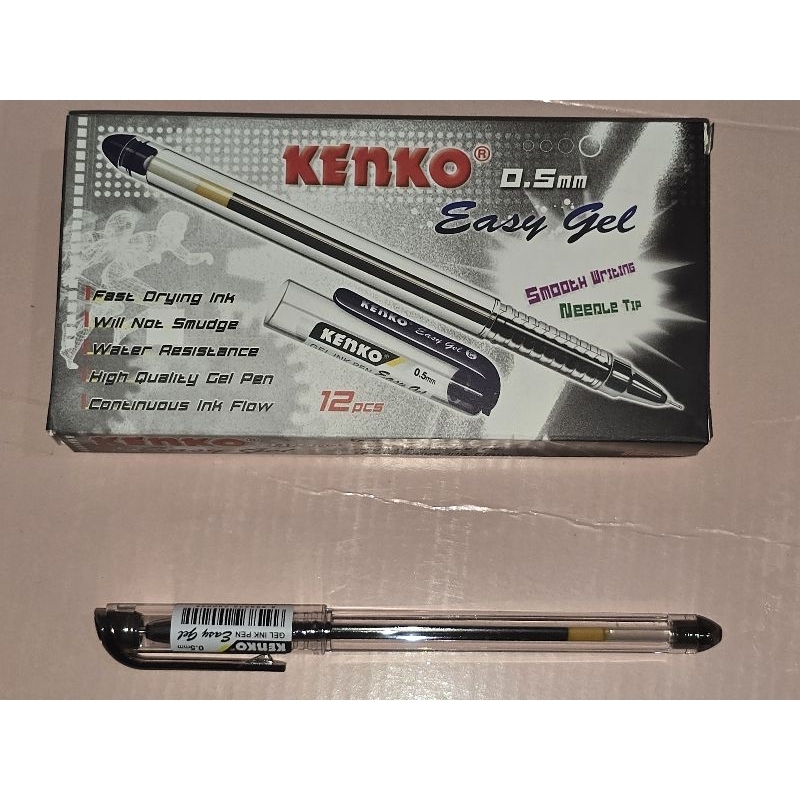 

PULPEN KENKO EASY GEL ISI 12 PCS HITAM BIRU MERAH PULPEN KENKO CAIR HARGA PER KOTAK ISI 1 LUSIN PEN EASYGEL KENKO