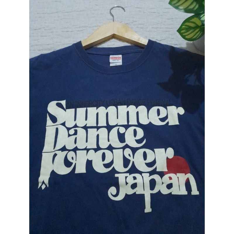 Summer Dance Forever Japan Tshirt - Kaos Summer Dance Forever Japan (United Athle)