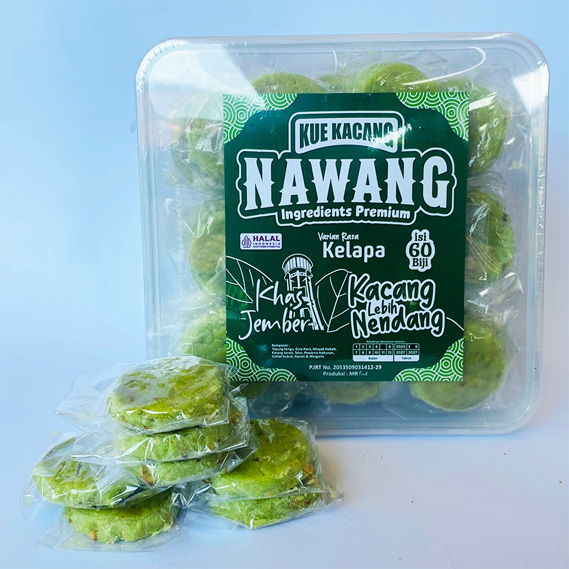 

Kue Kacang Nawang 60 Biji Rasa Kelapa Khas Jember