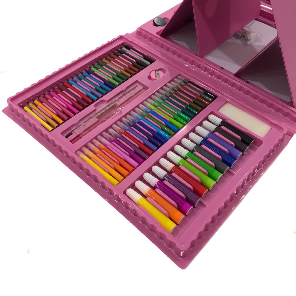 

ABC Crayon Pensil Warna Super Mega Art Set 208 Perlengkapan Menggambar Melukis Anak Anak Terlengkap