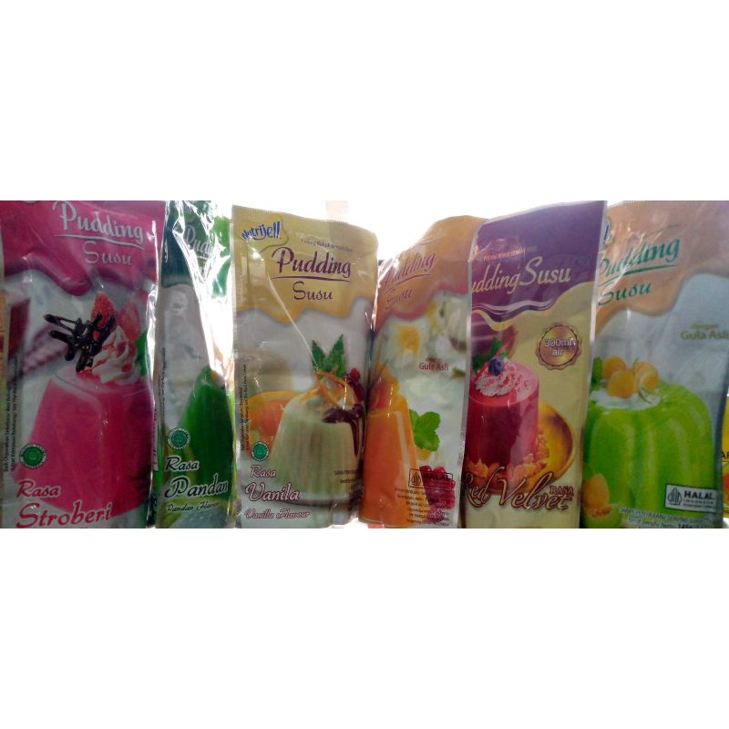 

nutrijel puding susu aneka rasa