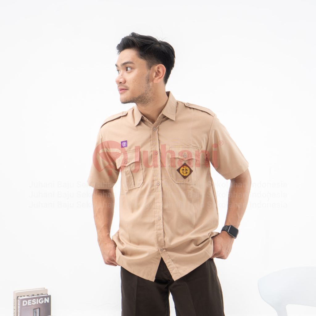 Seragam Pramuka SMP SMA Baju Pramuka Seragam Pramuka Lengan Pendek SMP SMA Baju Penggalang Baju Pram