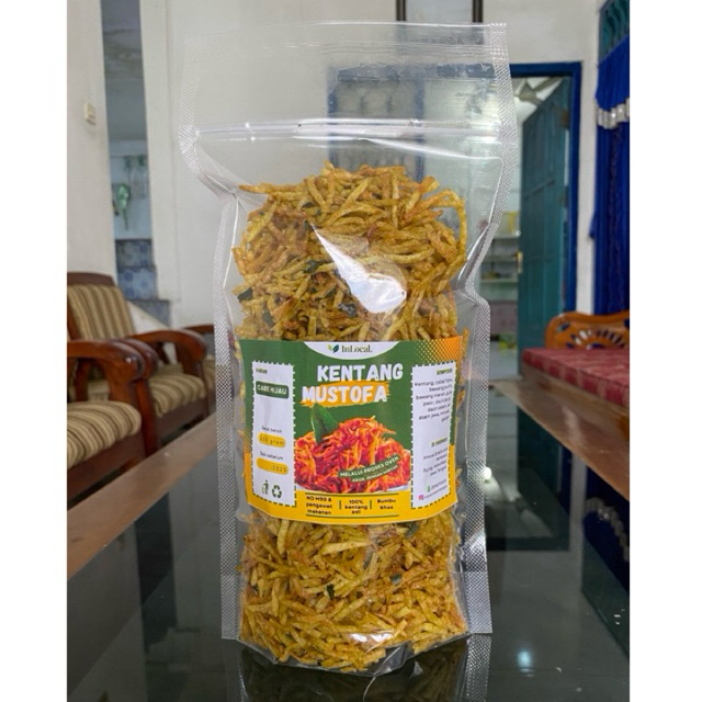 

250 gr Kentang Mustofa Rasa CABE HIJAU. PREMIUM MELALUI PROSES OVEN