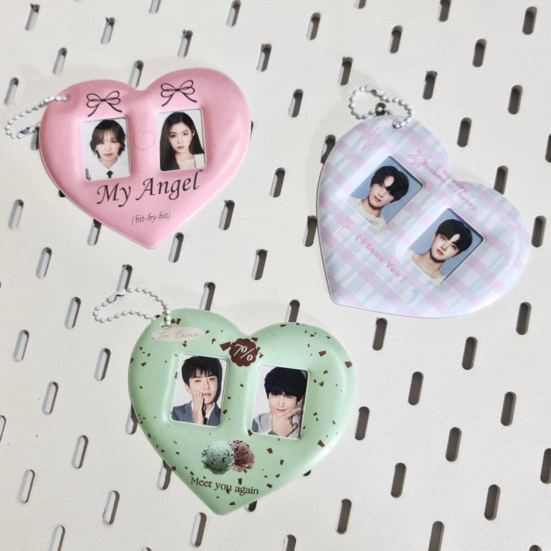 

Luvele ID Photo Holder Heart Pas Foto Holder Case