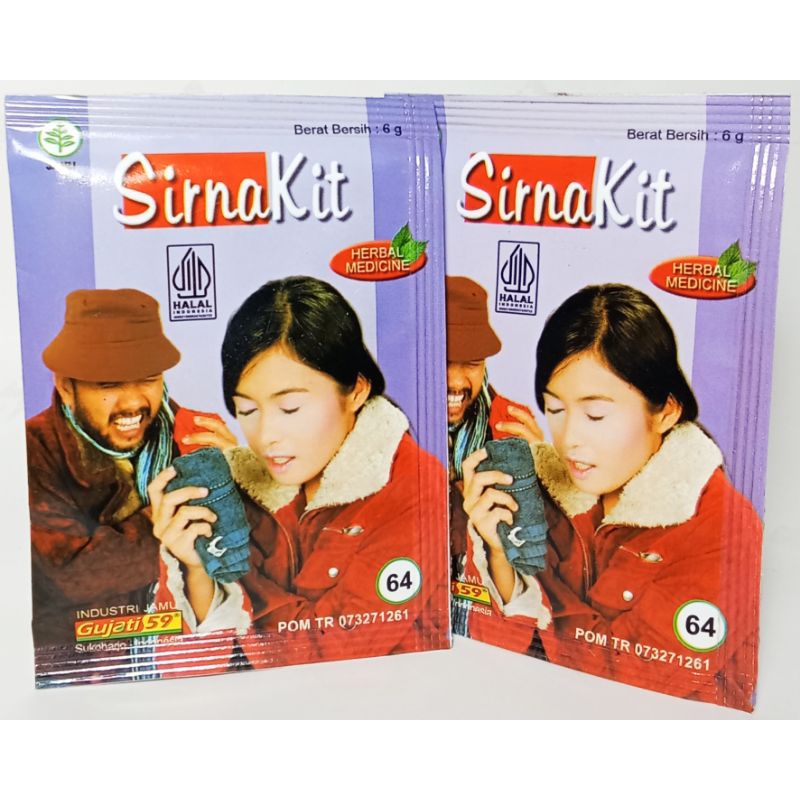 

JAMU SIRNAKIT GUJATI KEMASAN PACK ISI 10 SACHET