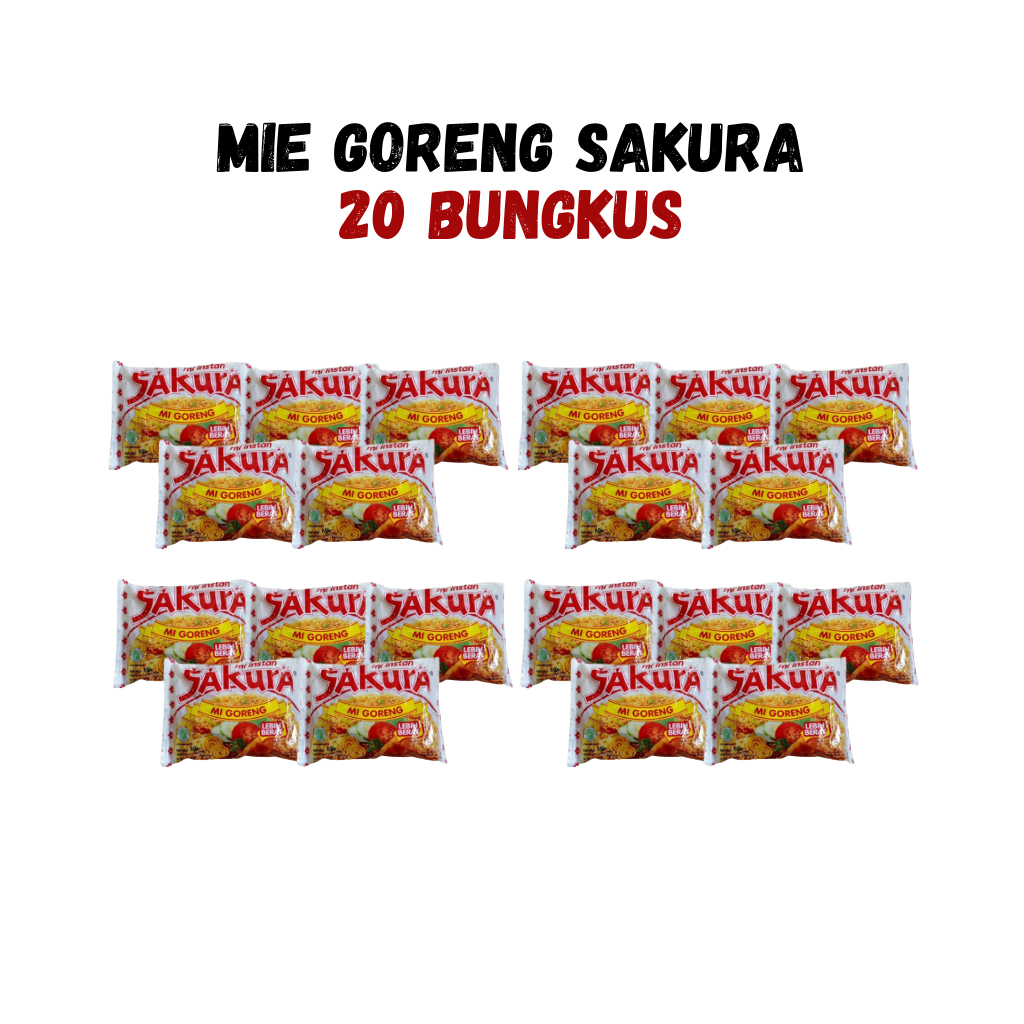 

Mie Goreng Sakura 20 Bungkus – Mi Instan Ekonomis Rasa Gurih untuk Stok Kos dan Usaha Warung