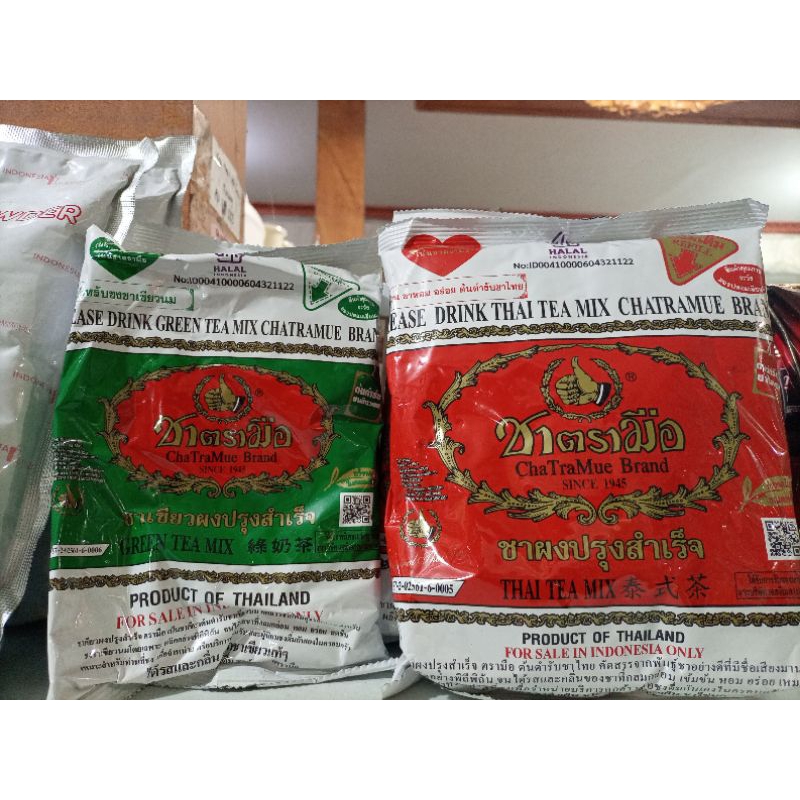 

CHA TRA MUE THAI TEA & GREEN TEA KEMASAN 200GRAM/400GRAM