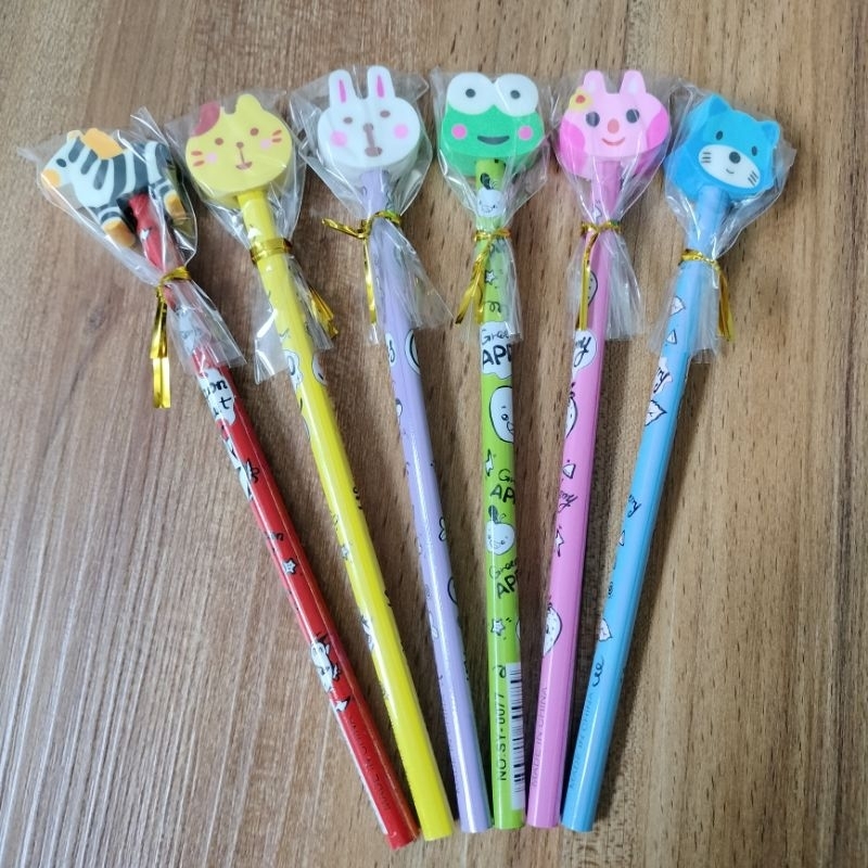 

Pensil 2B + Penghapus Vis1 VS-9959 (Motif & Warna Acak) (per 1 pcs)
