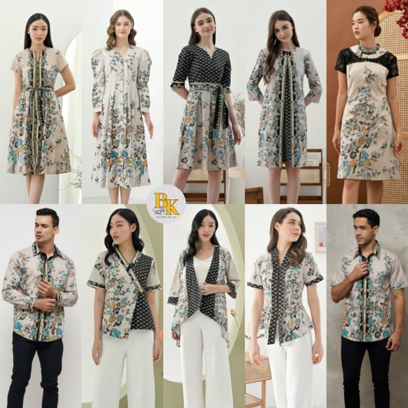 AZ Series - Baju Batik Couple Family/Seragam Keluarga Kemeja Dress/252 AZ/263 AZ/113 AZ/135 AZ/241 A