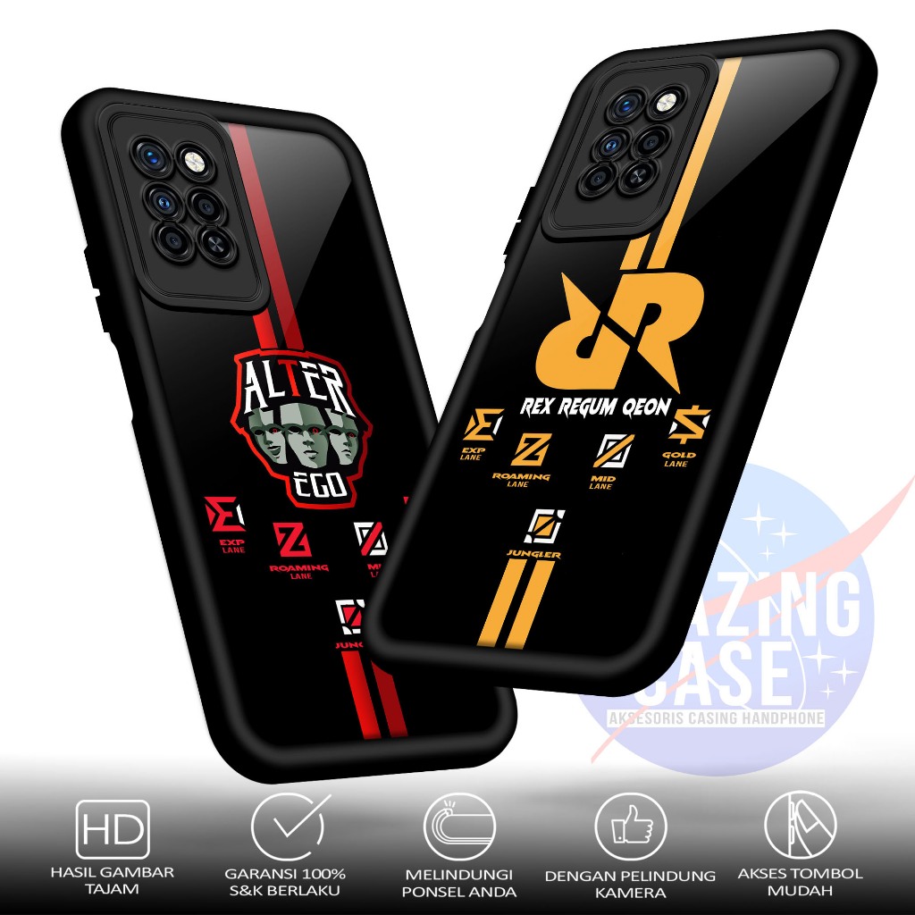 Case Premium Compatible For INFINIX NOTE 10 PRO NOTE 10 PRO NFC  Motif MLBB Casing Softcase Glossy A