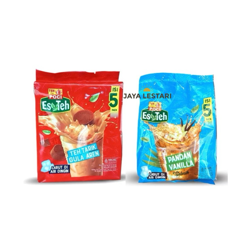

Teh Poci Es Teh (Isi 5 Sachet/Pack) (5x25g) (2 Varian Rasa)