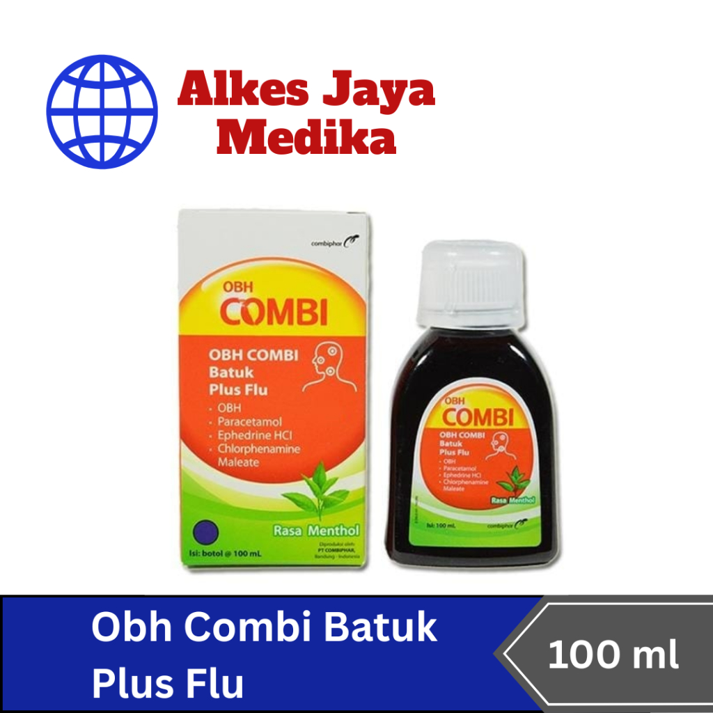 OBH Combi Batuk Plus Flu 100 ml ( Obat Flu Batuk )